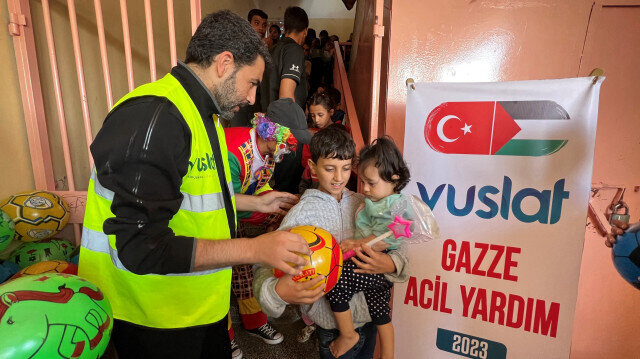 Vuslat Derneği Gazze'de çocuklar için etkinlik düzenledi | Aktüel Haberleri