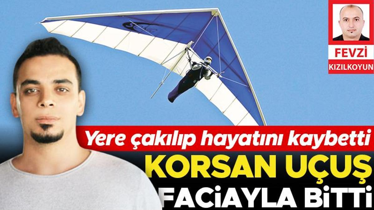 Yere çakılıp hayatını kaybetti... Korsan eğitim sonu oldu