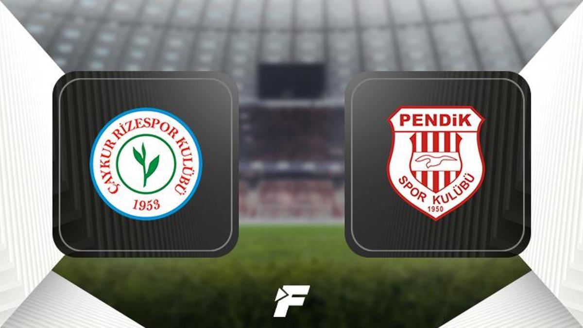 Çaykur Rizespor - Pendikspor maçı ne zaman, saat kaçta ve hangi kanalda?