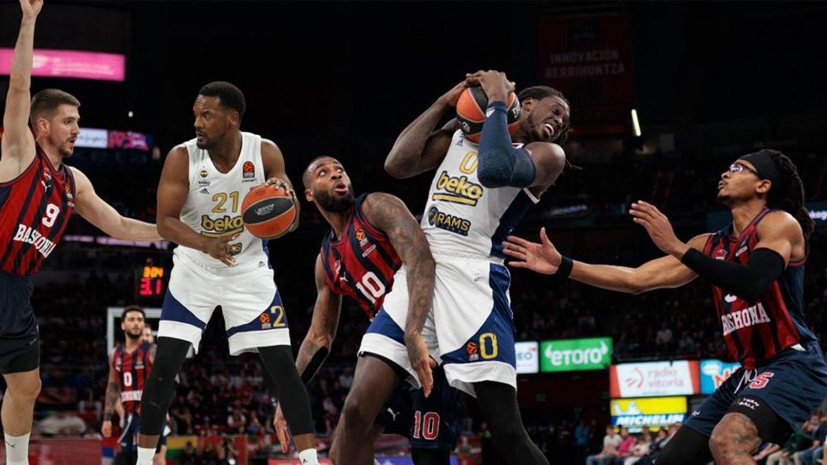 (ÖZET) Baskonia - Fenerbahçe Beko maç sonucu: 80-79 | İspanya'da sonunu getiremedi