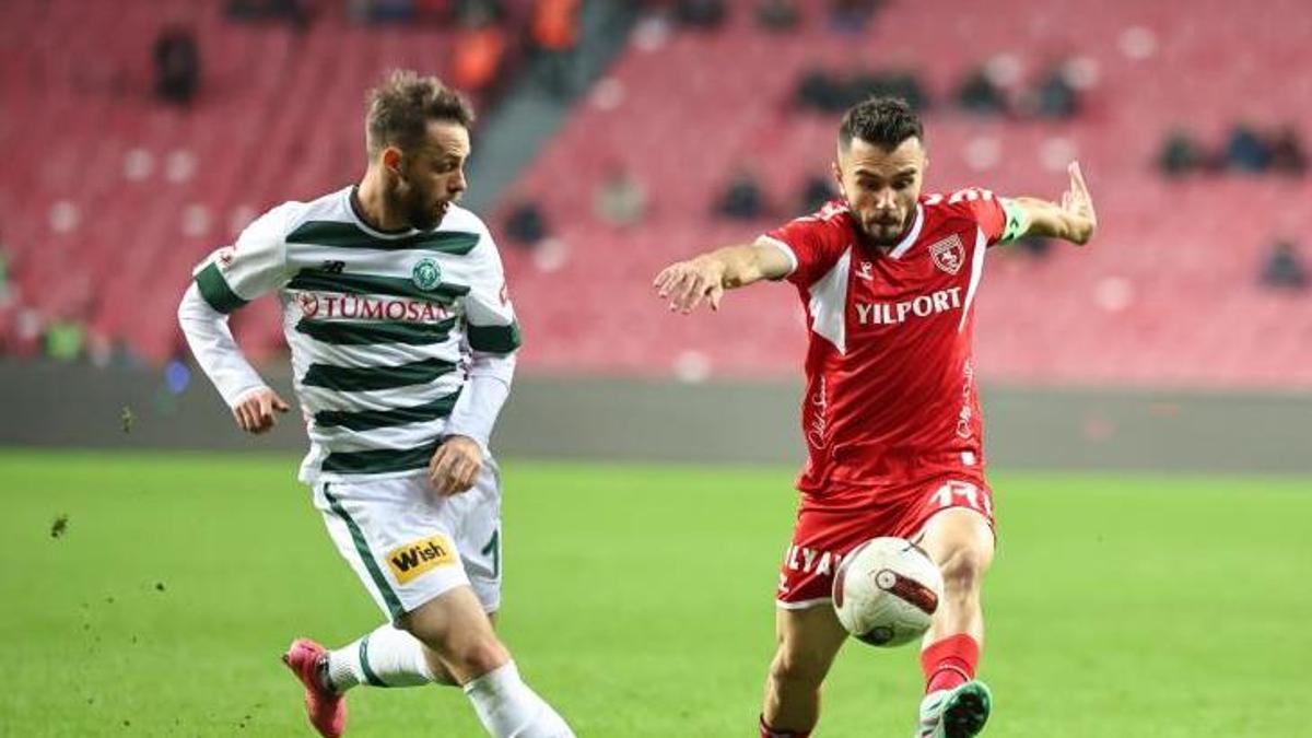 (ÖZET) Samsunspor - Konyaspor maç sonucu: 1-1 | Samsun'da kazanan çıkmadı!