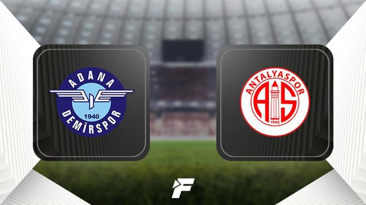 Adana Demirspor - Antalyaspor maçı ne zaman, saat kaçta, hangi kanalda?