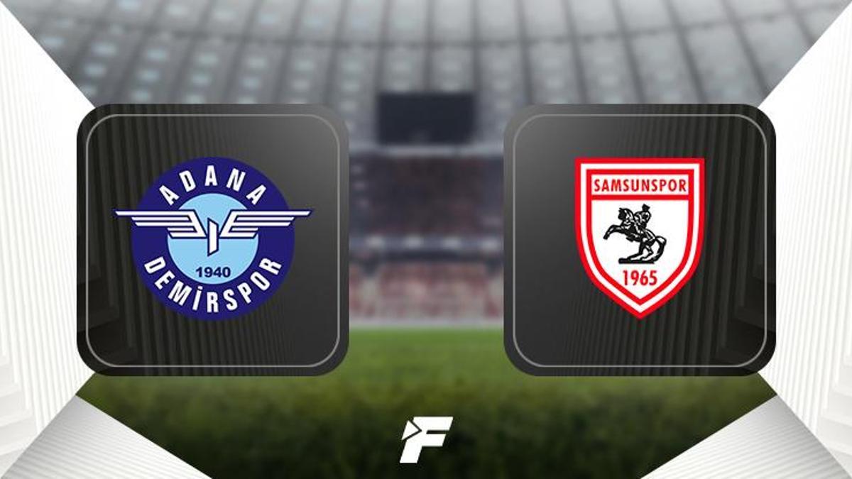 Adana Demirspor - Samsunspor maçı (CANLI)