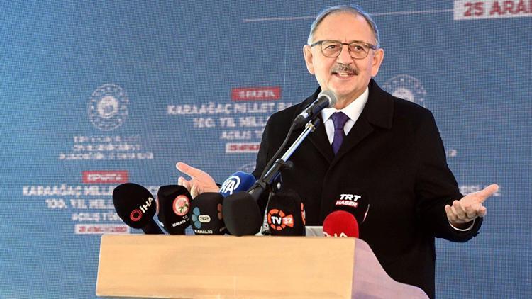 Bakan Özhaseki: 100 milyon metrekare yeşil alan için proje başlattık