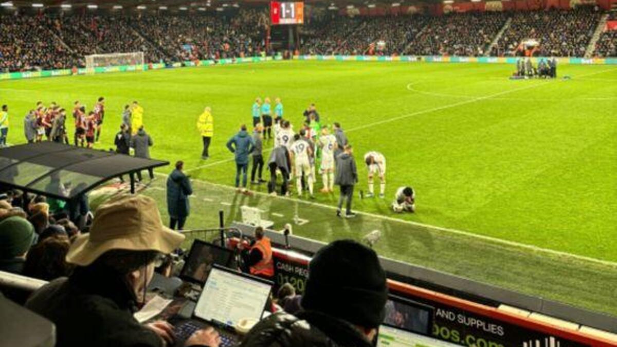 Bournemouth - Luton Town maçında endişe dolu anlar! Tom Lockyer yere yığıldı...