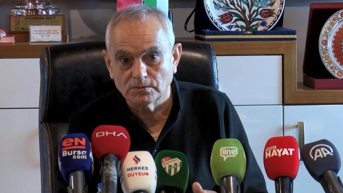 Bursaspor Başkanı Recep Günay'dan takımına kavga tepkisi