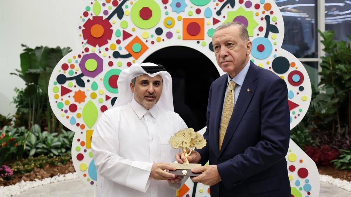 Cumhurbaşkanı Erdoğan, Katar'daki EXPO 2023 fuar alanını ziyaret etti