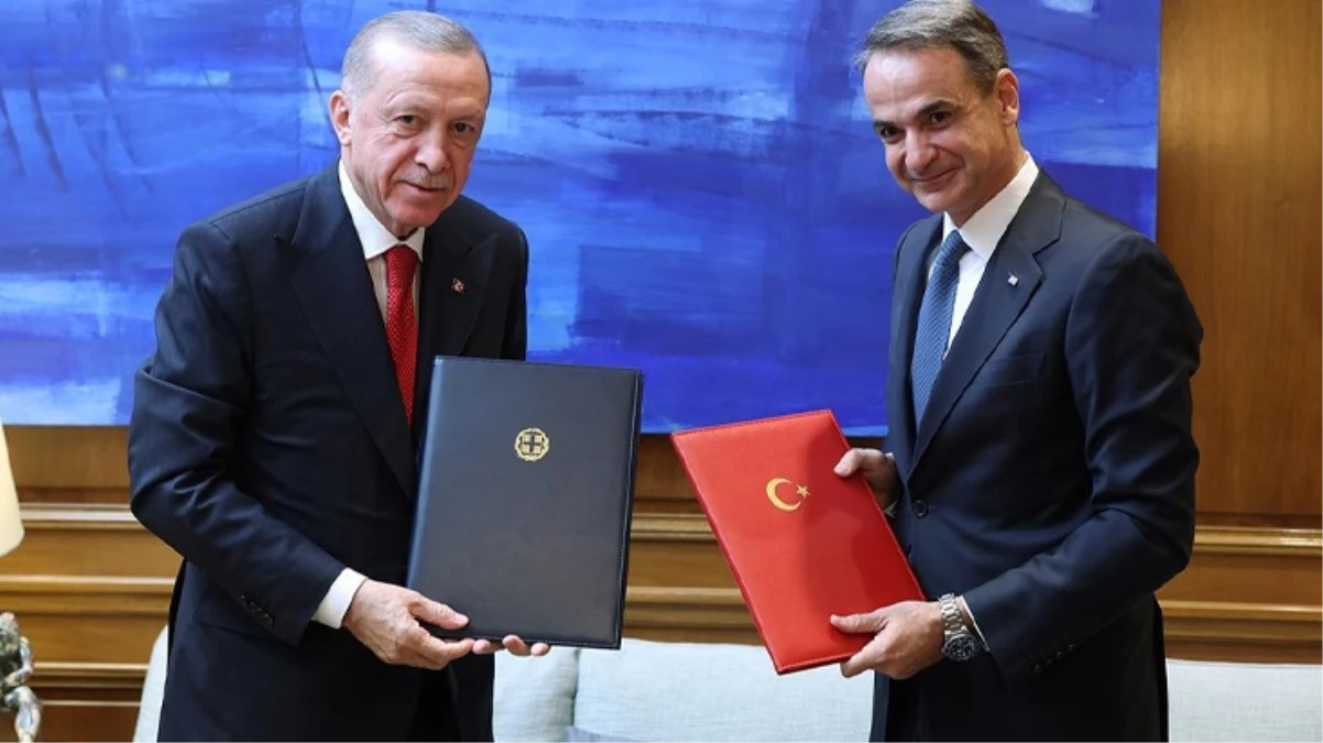 Cumhurbaşkanı Erdoğan ve Miçotakis imzaları attı! İşte Yunanistan'la ikili ilişkilerde yeni bir sayfa açacak bildirinin detayları