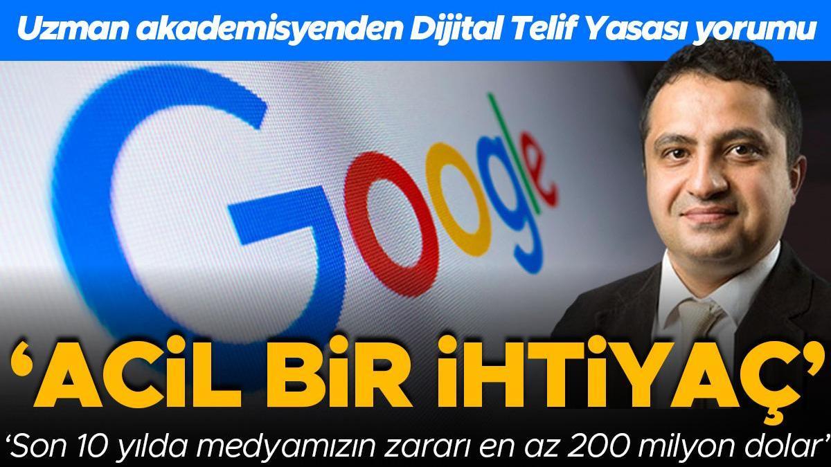 Doç. Dr. Duman'dan Dijital Telif Yasası yorumu: ‘Acil bir ihtiyaç... Yasasız geçen son 10 yılda medyamızın zararı en az 200 milyon dolar’