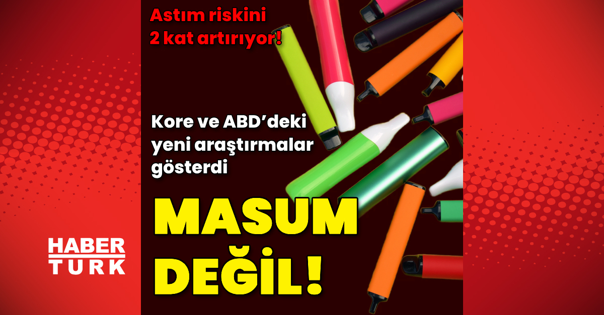 Elektronik sigaralar astım riskini 2 kat artırıyor!