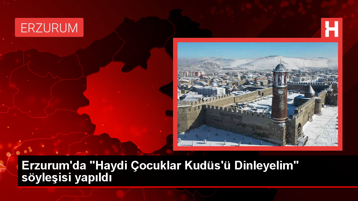 Erzurum'da Çocuklara Mescid-i Aksa Maketiyle Filistin ve Kudüs Tarihi Anlatıldı