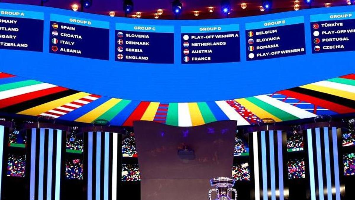 EURO 2024'te gruplar ve Milli Takımımız'ın maç programı belli oldu