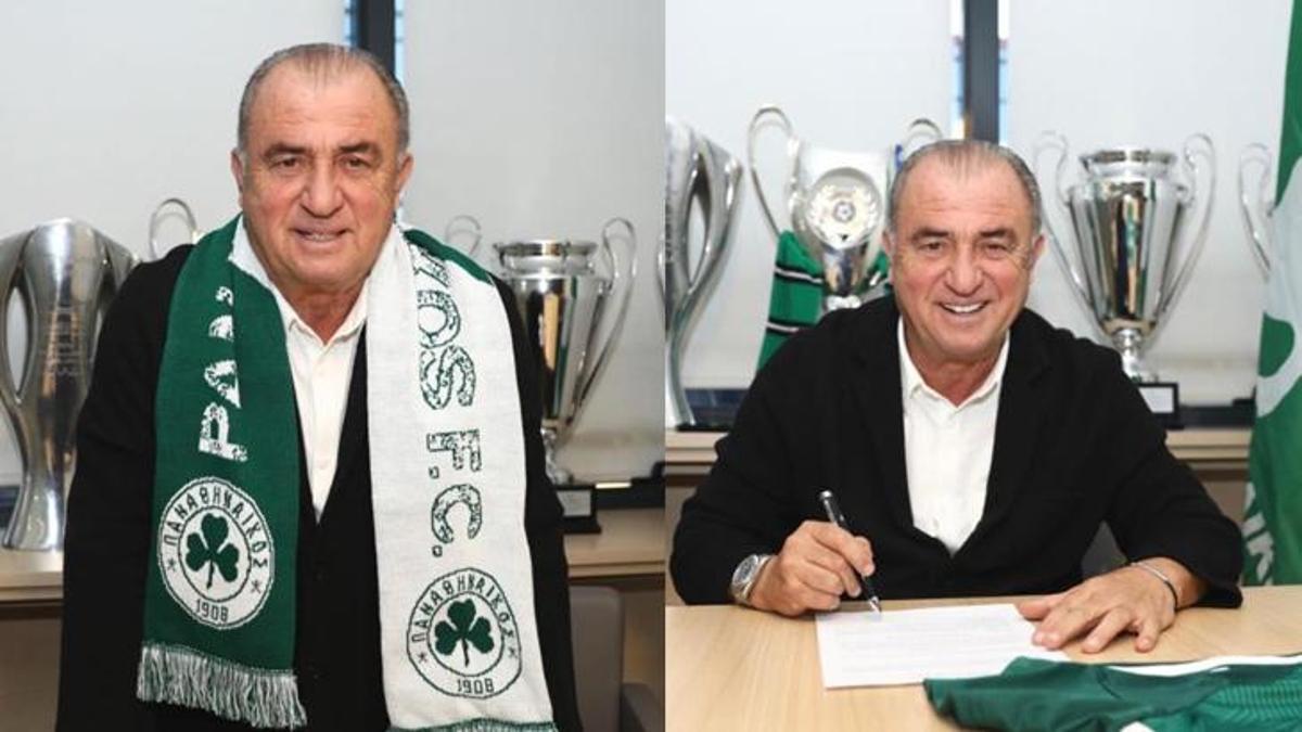 Fatih Terim, resmen Panathinaikos'ta! İmzayı attı