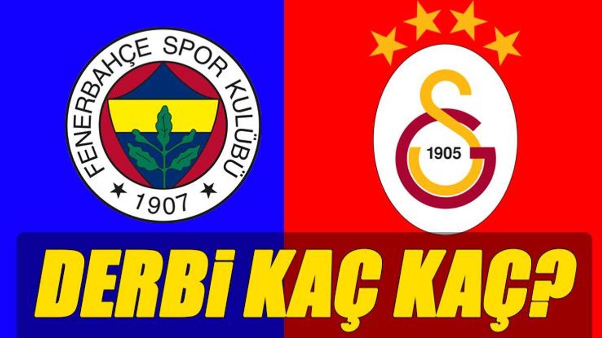 Fenerbahçe - Galatasaray derbisi kaç kaç? FB - GS derbi canlı izleme yöntemi