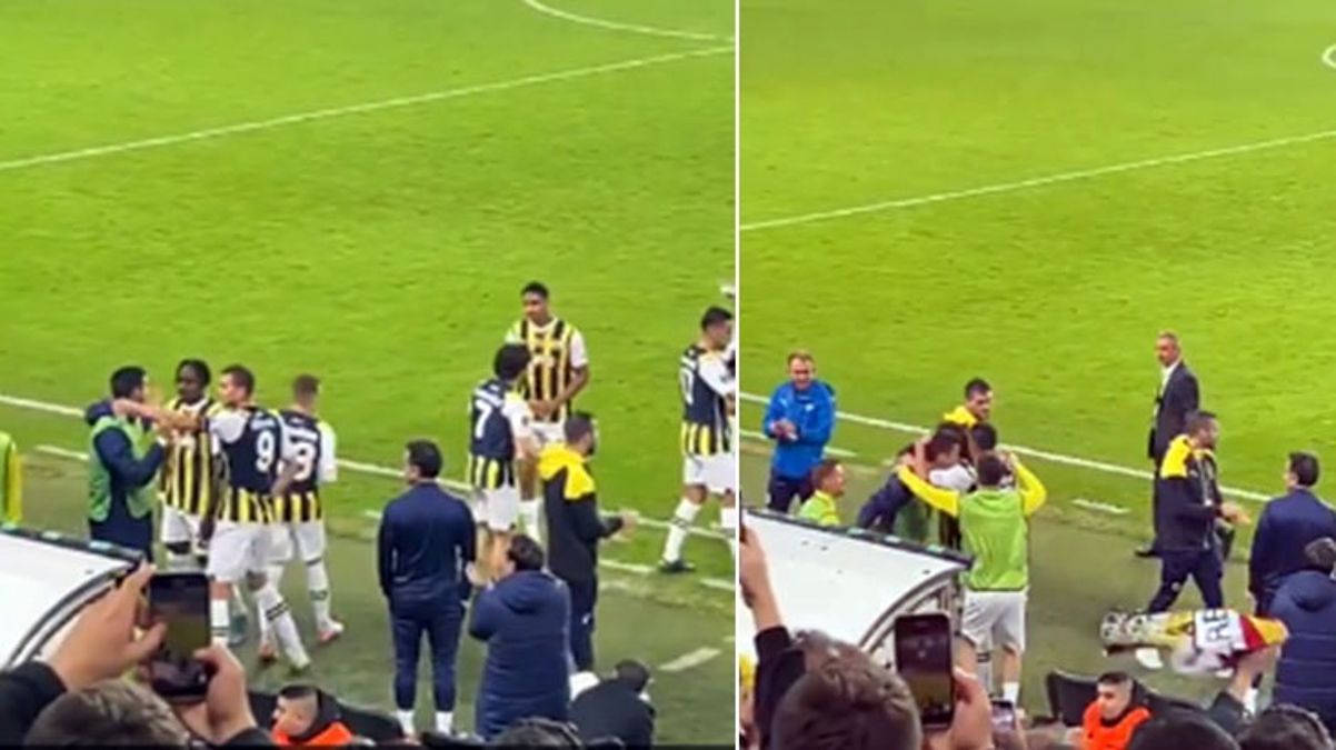 Fenerbahçeli futbolcular gol sevincini bebeğini kaybeden Umut Nayir'le paylaştı