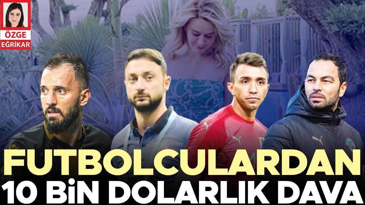 Futbolculardan sanıklar ve Denizbank’a 10’ar bin dolarlık dava