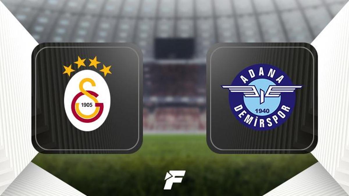 Galatasaray - Adana Demirspor maçı ne zaman, saat kaçta ve hangi kanalda? (Muhtemel ilk 11'ler)