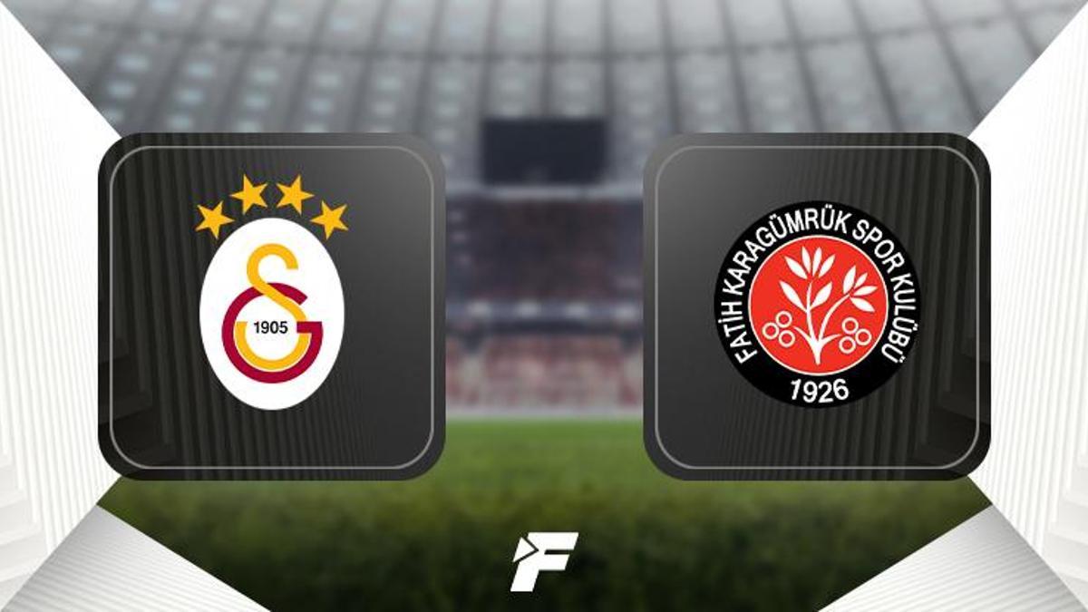 Galatasaray - Fatih Karagümrük maçı ne zaman, saat kaçta ve hangi kanalda? (Muhtemel 11'ler)