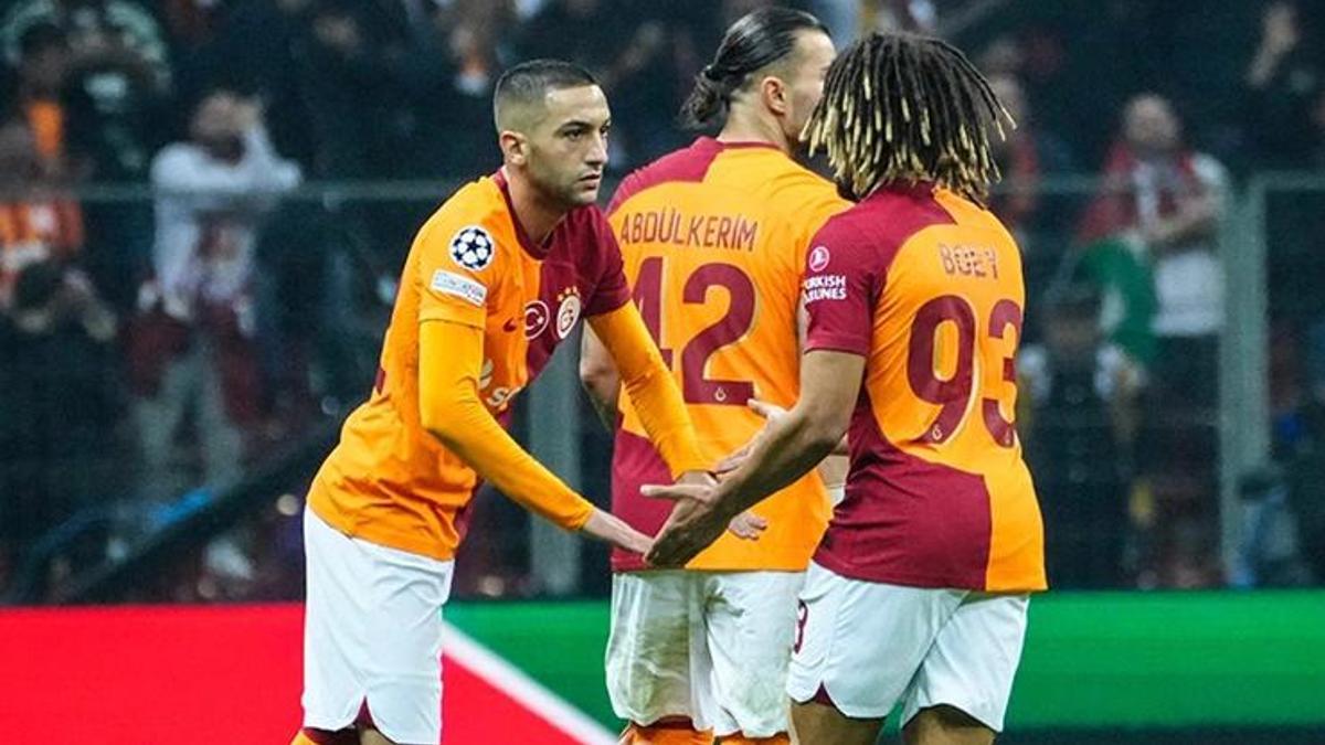 Galatasaray'da Hakim Ziyech tarihe geçti! Ronaldo ve Neymar sonrası...