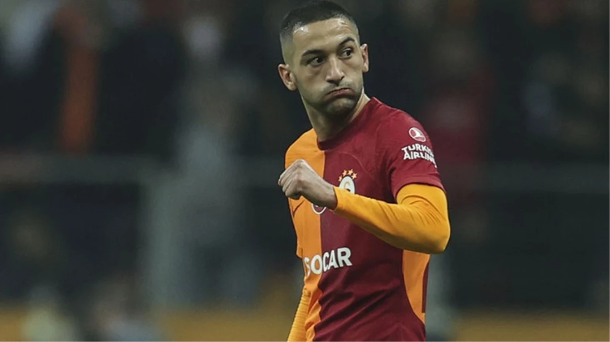 Galatasaray'da Manchester United maçının kahramanı Hakim Ziyech, Şampiyonlar Ligi'nde haftanın 11'ine seçildi