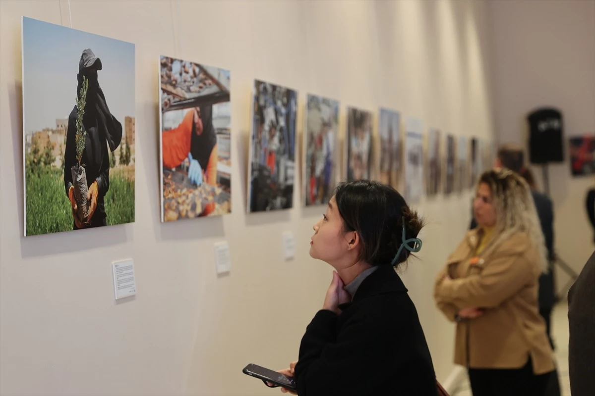 Gaziantep'te Uluslararası Göç Örgütü tarafından fotoğraf sergisi açıldı