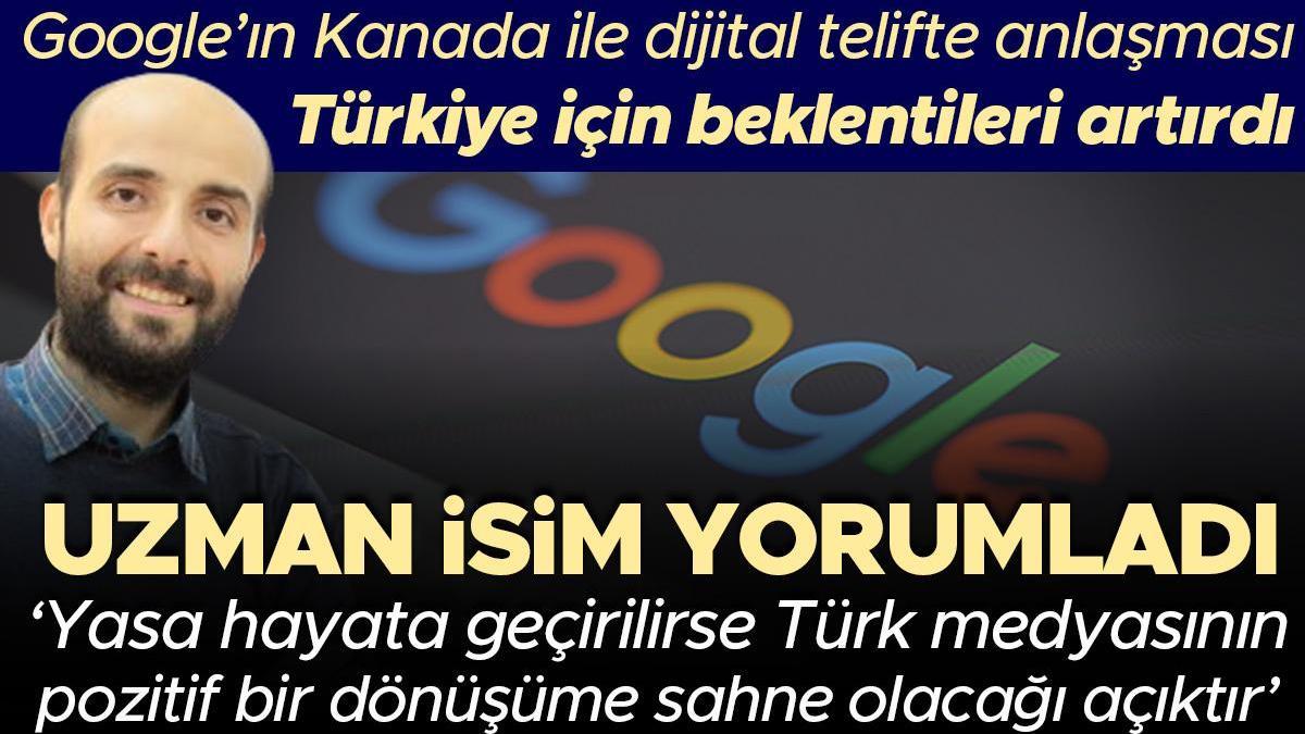 Google'ın Kanada ile dijital telifte anlaşması Türkiye için beklentileri artırdı... Uzman isim yorumladı: ‘Yasa hayata geçirilirse Türk medyasının pozitif...