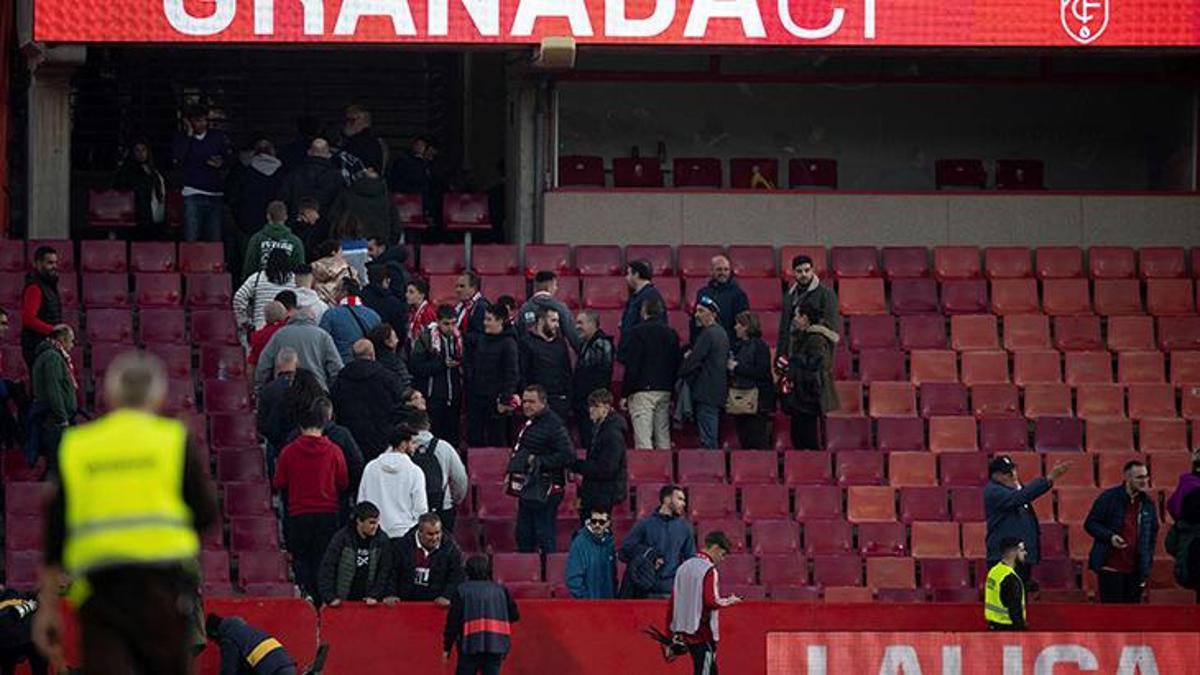 Granada - Athletic Bilbao maçında üzücü olay! Taraftar hayatını kaybetti, müsabaka ertelendi