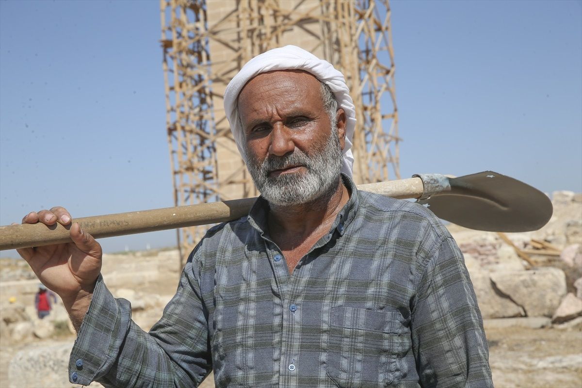 Harran Ören Yeri'nde 30 yıldır çalışan işçi