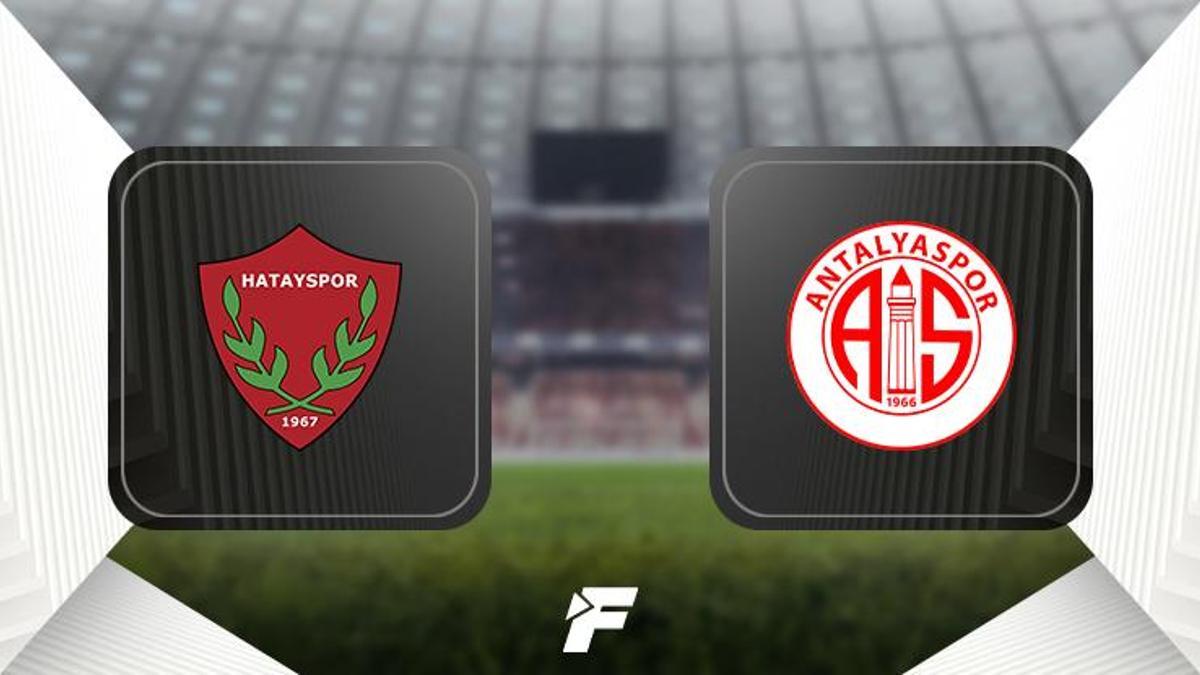 Hatayspor - Antalyaspor maçı saat kaçta hangi kanalda? (Muhtemel 11'ler)