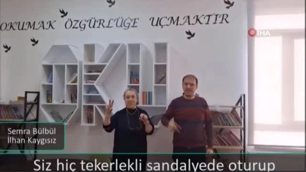 Hisarcık'ta öğretmenlerden Engelliler Günü'ne özel anlamlı klip