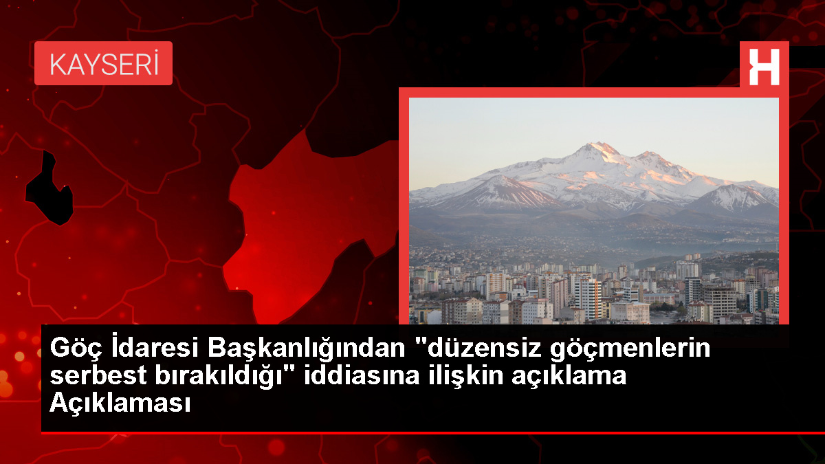 İçişleri Bakanlığı: 'Düzensiz göçmenlerin serbest bırakıldığı' iddiası yanıltıcı