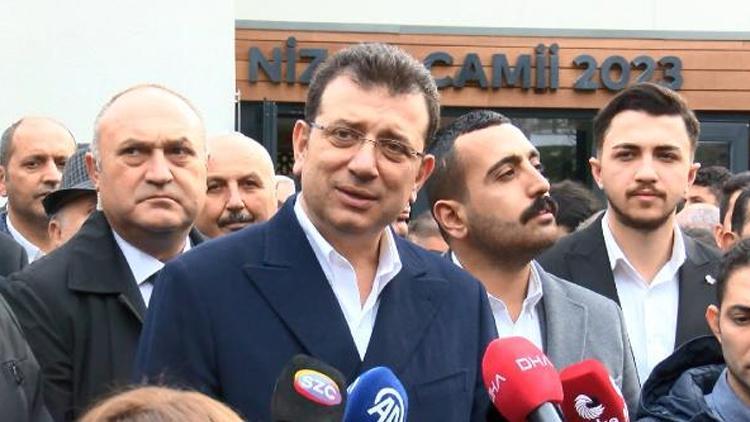 İmamoğlu, Büyükada'da cami açılışına katıldı: Seçim çalışmaları hassas bir şekilde ilerliyor