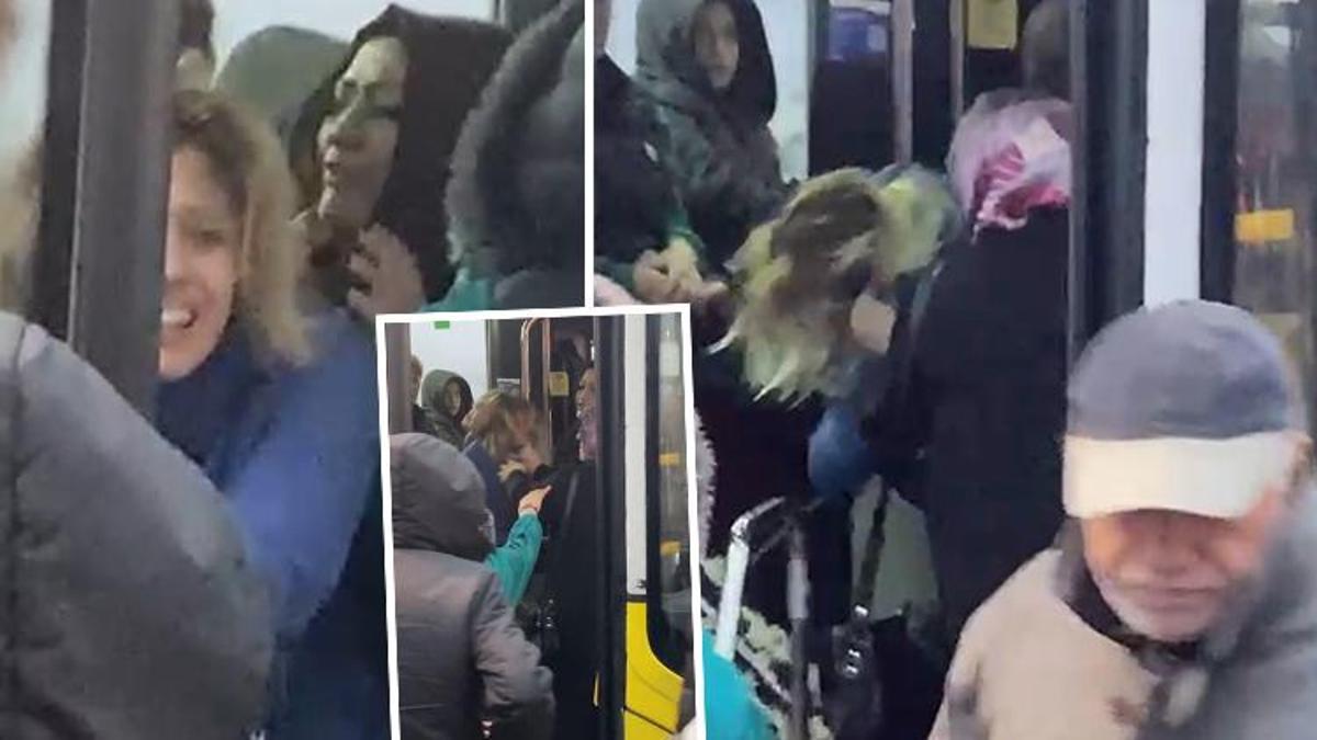 İstanbul'da otobüste 2 yolcu arasında kavga! O anlar kamerada