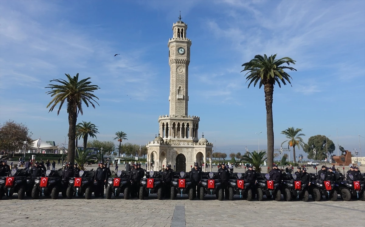 İzmir polisinin ATV araçları hizmete girdi