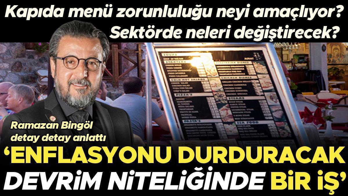 Kapıda fiyat listesi zorunluluğu yasası yeme içme sektöründe neleri değiştirecek? 'Enflasyonu durduracak, devrim niteliğinde bir iş'