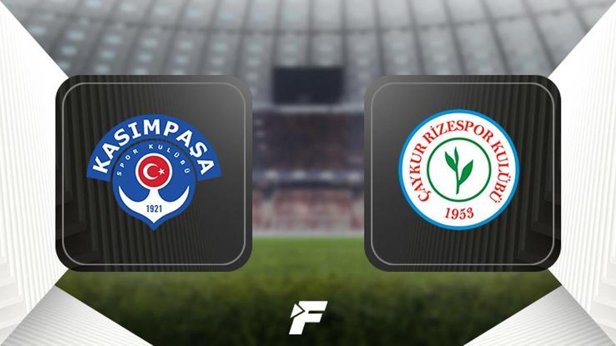 Kasımpaşa - Çaykur Rizespor maçı saat kaçta hangi kanalda?