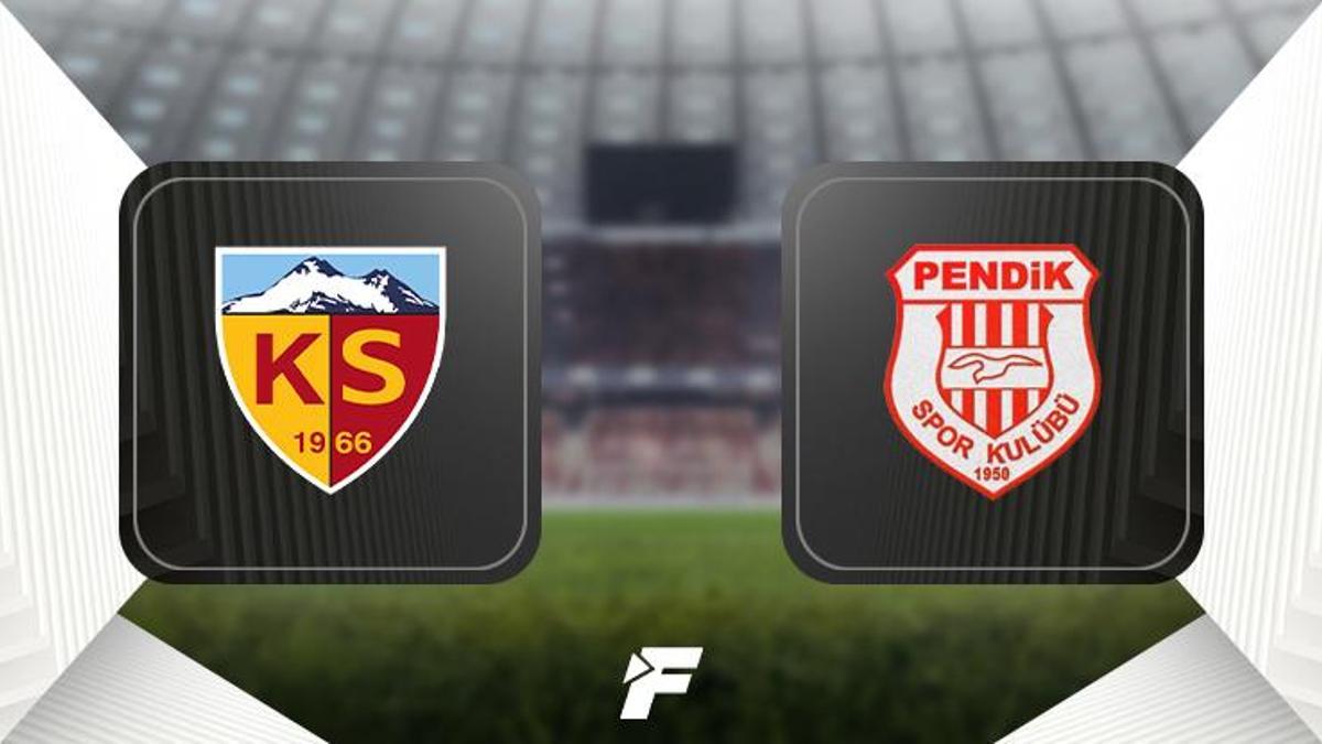 Kayserispor - Pendikspor maçı saat kaçta hangi kanalda? (Muhtemel 11'ler)