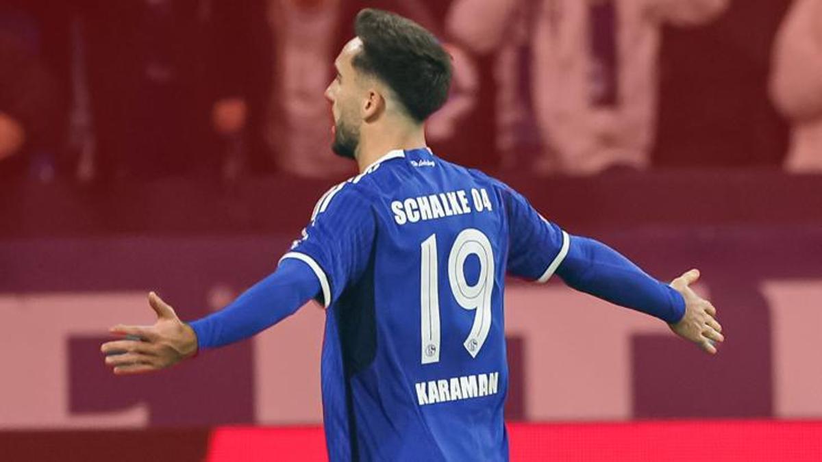 Kenan Karaman gollerine devam etti! Schalke sahadan 1 puan ile ayrıldı