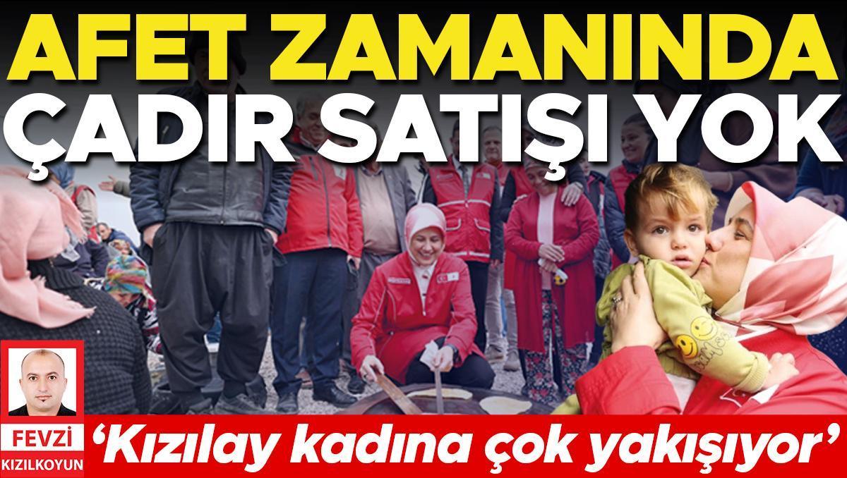 Kızılay kadına çok yakışıyor