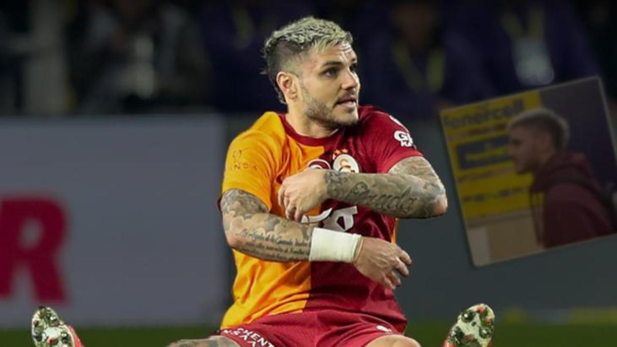 Mauro Icardi'nin gözü morardı! Galatasaray'dan açıklama