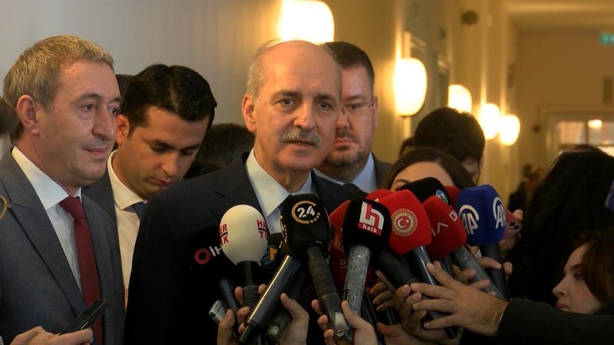 Meclis Başkanı Numan Kurtulmuş'tan HEDEP grubuna ziyaret