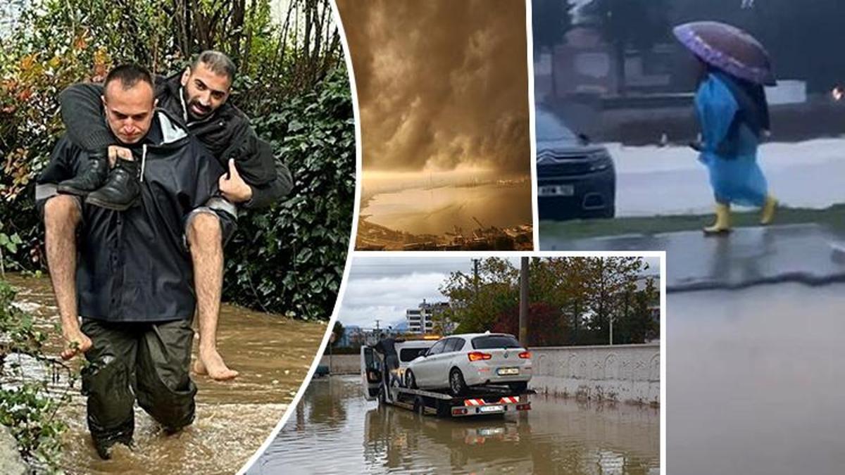 Meteoroloji'den art arda uyarılar! Antalya ve Bodrum'da yollar göle döndü