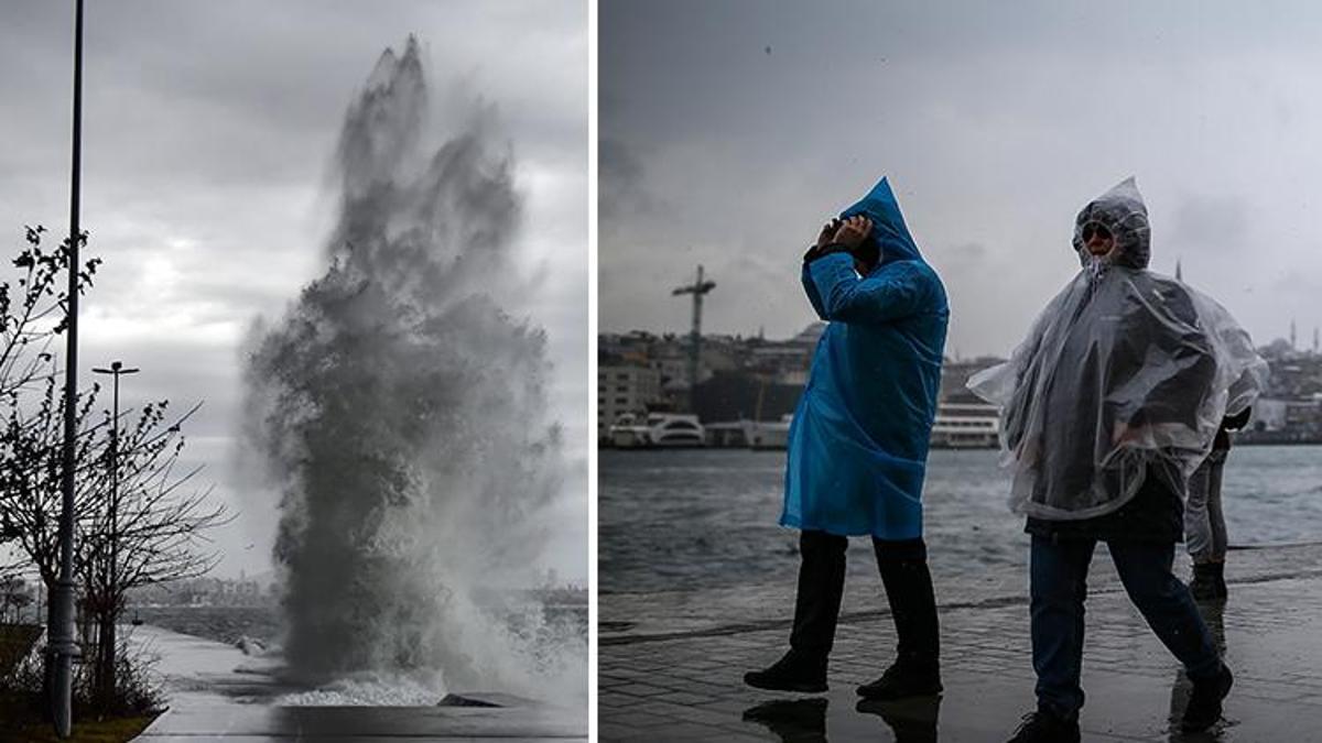 Meteoroloji'den Marmara Bölgesi için 'fırtına' uyarısı