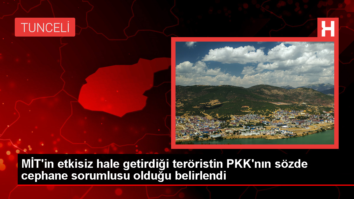 MİT, PKK'nın sözde cephane sorumlusunu etkisiz hale getirdi