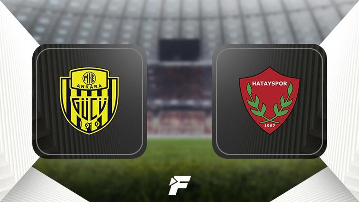 MKE Ankaragücü - Hatayspor maçı (CANLI)