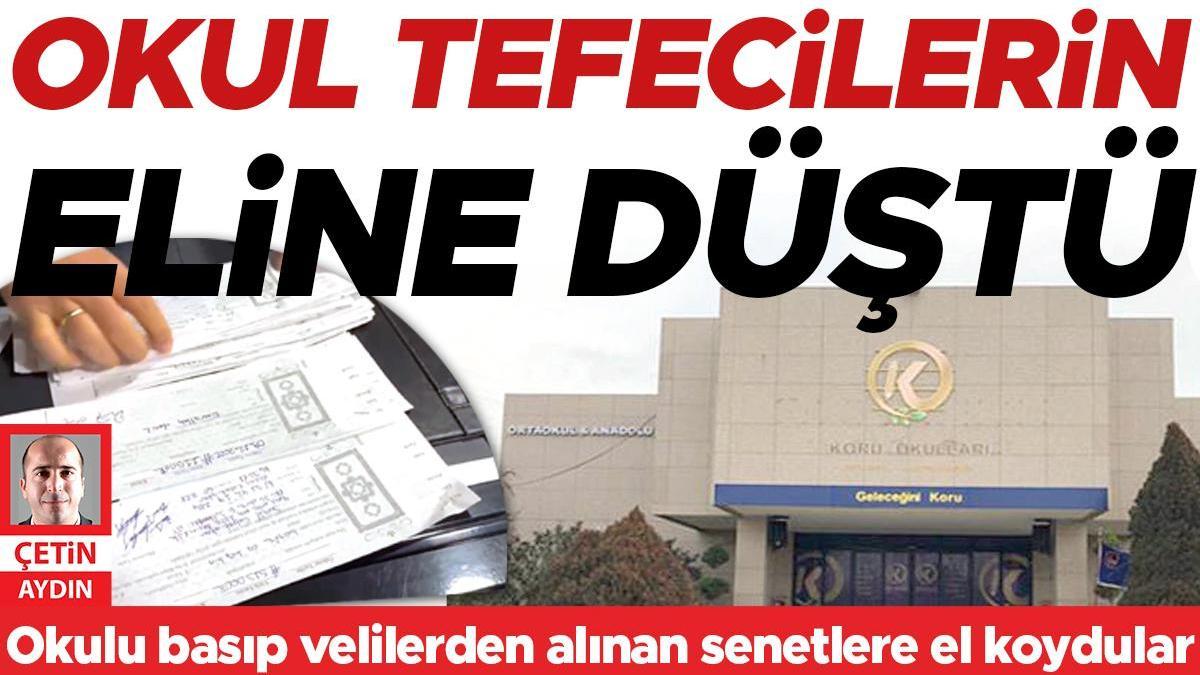 Okul tefecilerin eline düştü