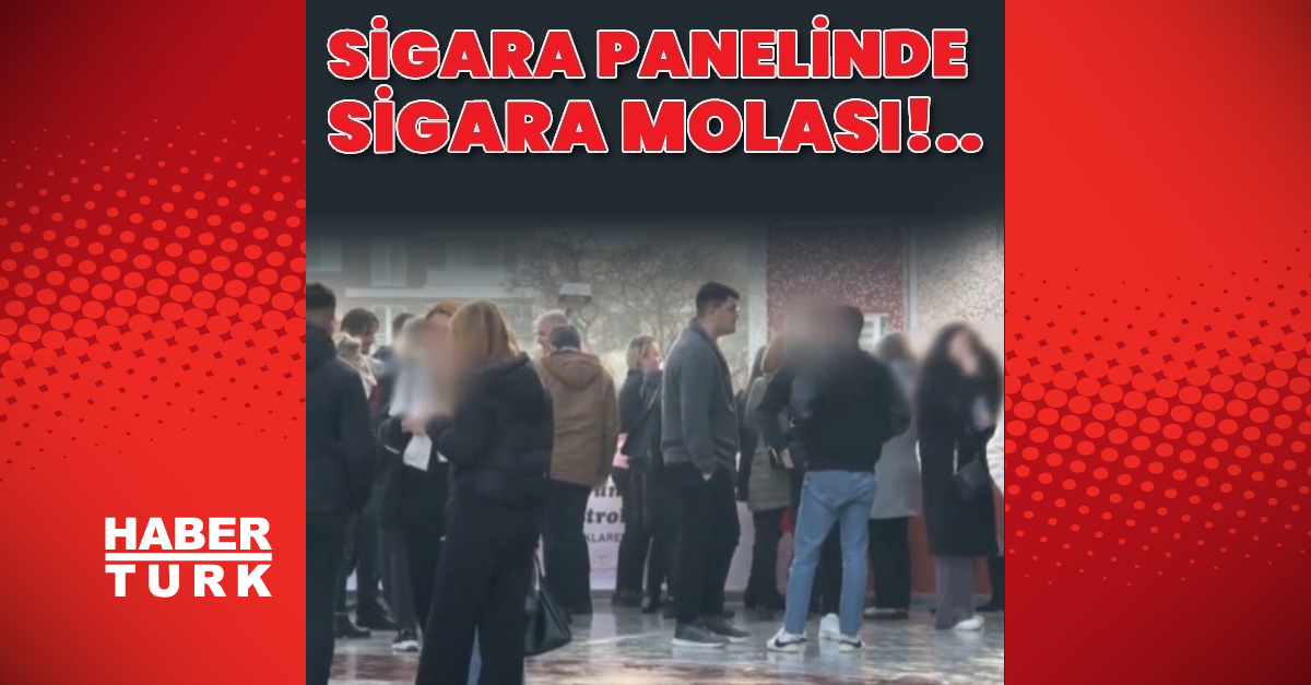 Sigara panelinde sigara molası - Güncel haberler