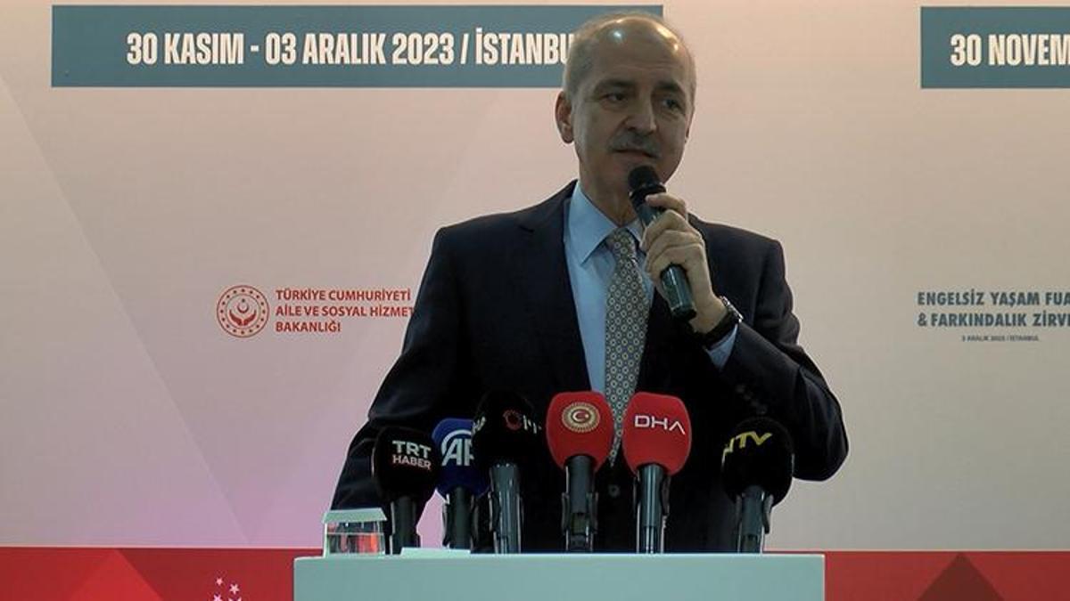 TBMM Başkanı Kurtulmuş: Engellilerin hayatın bir parçası olması devletin en temel sorumluluklarından biri