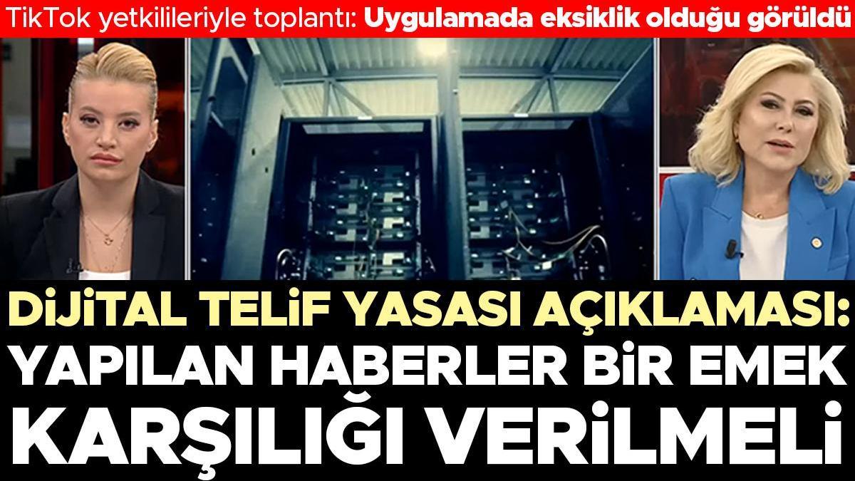 'Tiktok'ta eksiklik olduğu görüldü Dijital Telif Yasası açıklaması: Yapılan haberler bir emek karşılığı verilmeli