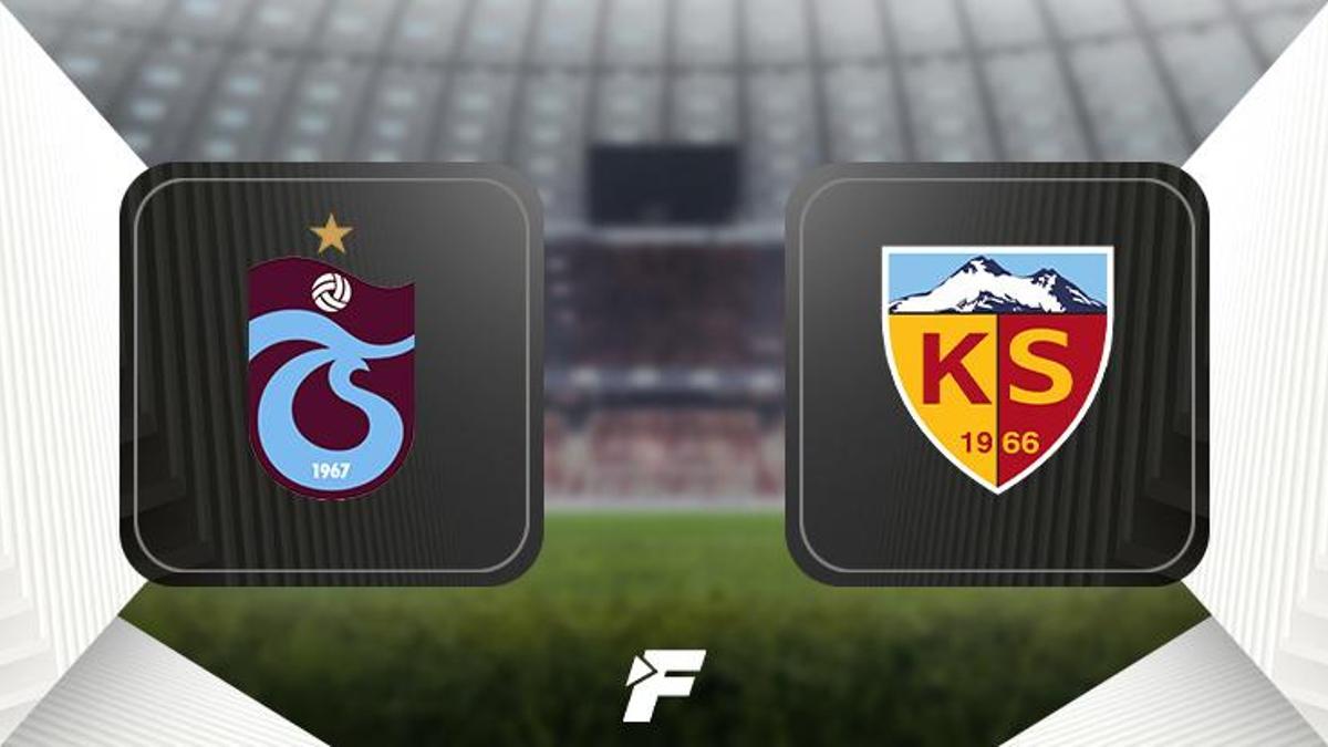 Trabzonspor - Kayserispor maçı saat kaçta hangi kanalda? | Muhtemel 11'ler